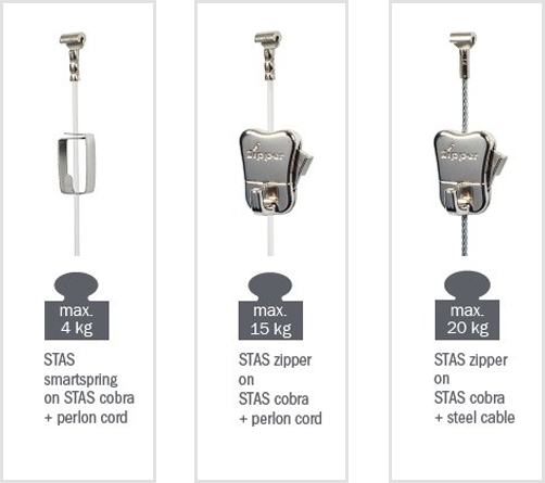 STAS picture rail hooks