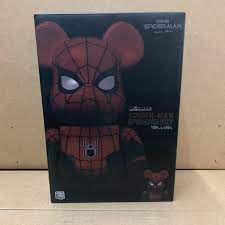 Medicom Toy Be@rbrick Bearbrick SPIDER-MAN UPGRADED SUIT 100 & 400% 7net 限定  蜘蛛俠：無家日 (Spider-Man: No Way Home) 升級套裝