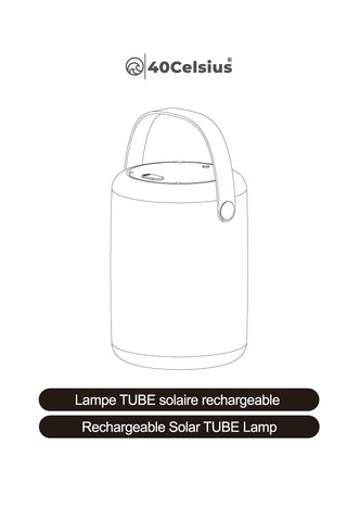 Lampe Tube DEL solaire