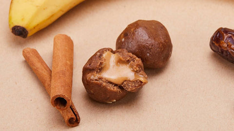 protein Balls cinnamon and banana cream
