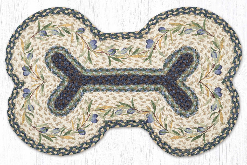 Earth Rugs DBP-313 Paw Prings Dog Bone 18x28