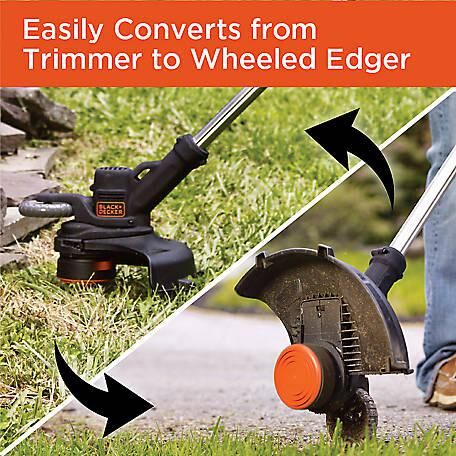 cordless edger feature of Lithium 2 Speed String Trimmer or Edger.