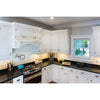 9 inch 5 bar LED under cabinet lighting in kitchen.
