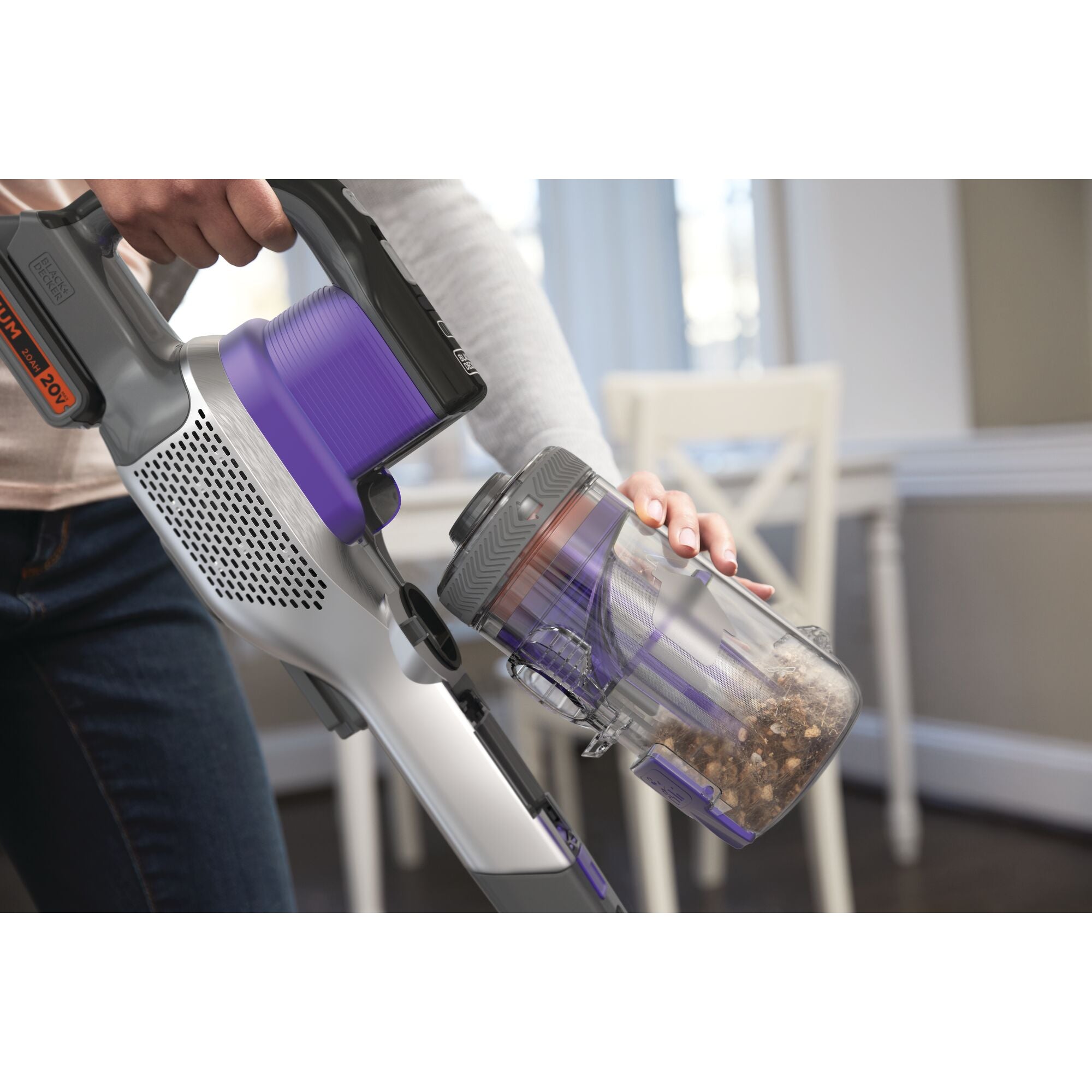 BLACK+DECKER POWERSERIES PRO 20 Volt Cordless Pet Stick Vacuum (Convertible  To Handheld) in the Stick Vacuums department at