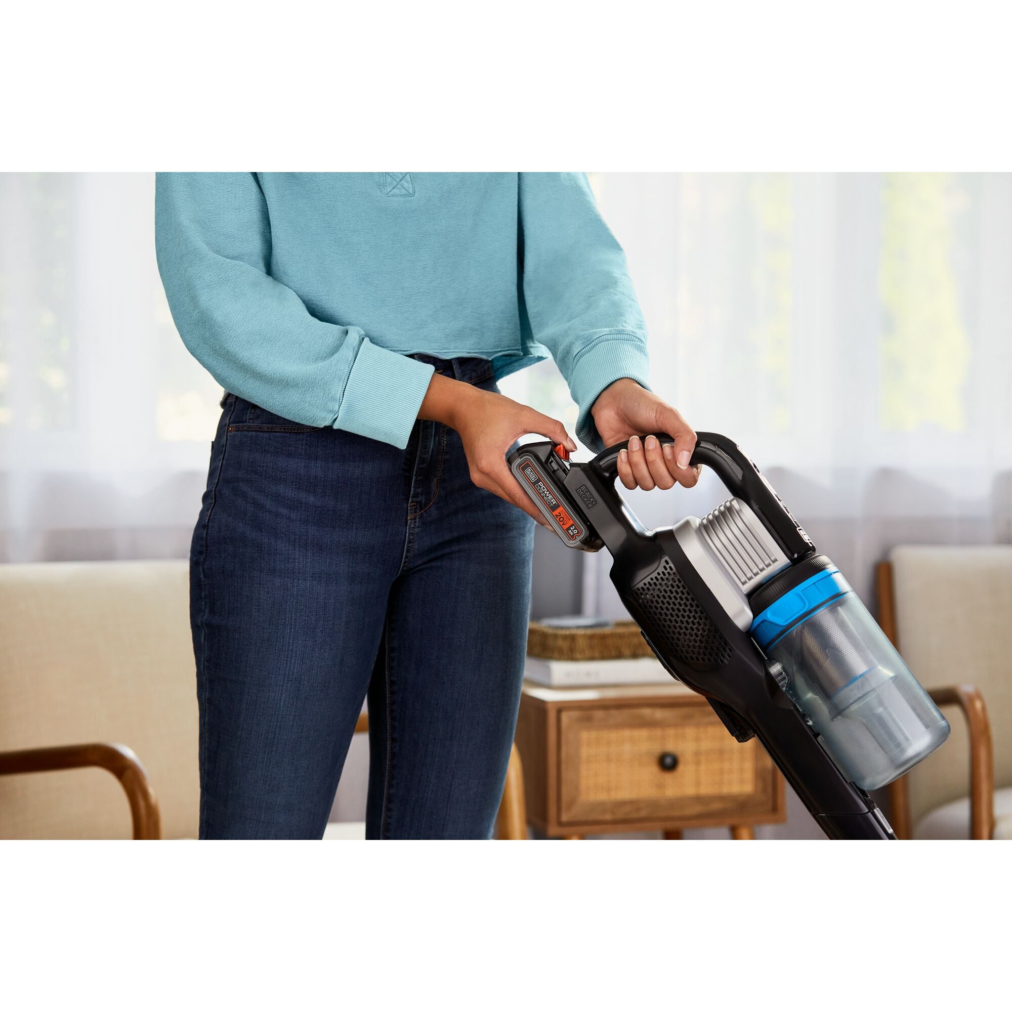 BLACK+DECKER POWERSERIES Extreme MAX™ 20V MAX* Cordless Stick Vacuum  (BHFEB520D1)