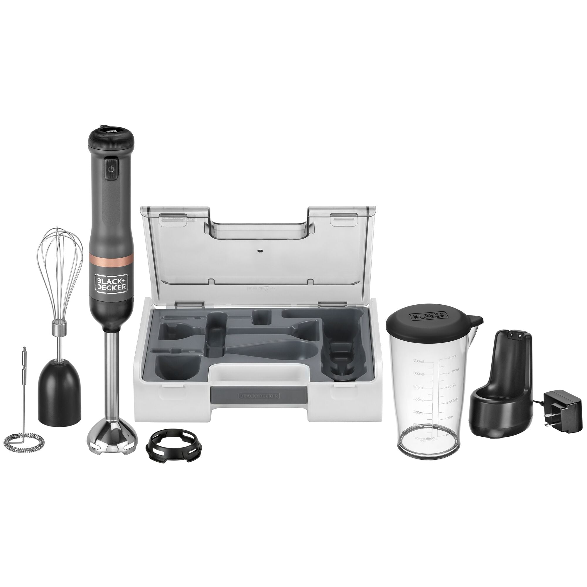 kitchen wand™ Blender Kit, Grey | BLACK+DECKER