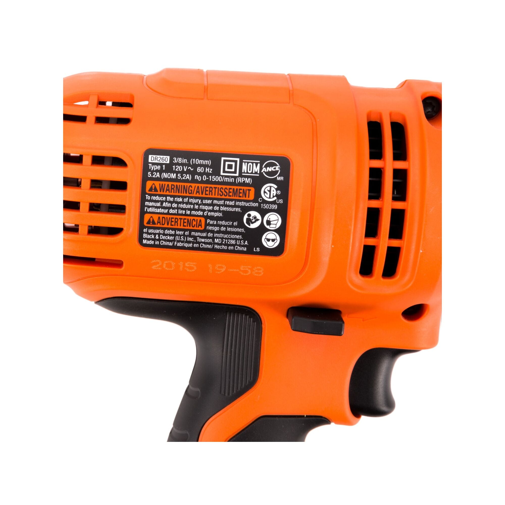 Black Decker 7252 3/8 Corded Drill/driver for sale online