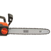 Low kickback bar and chain feature of 12 Amp 16 inch Chainsaw.
