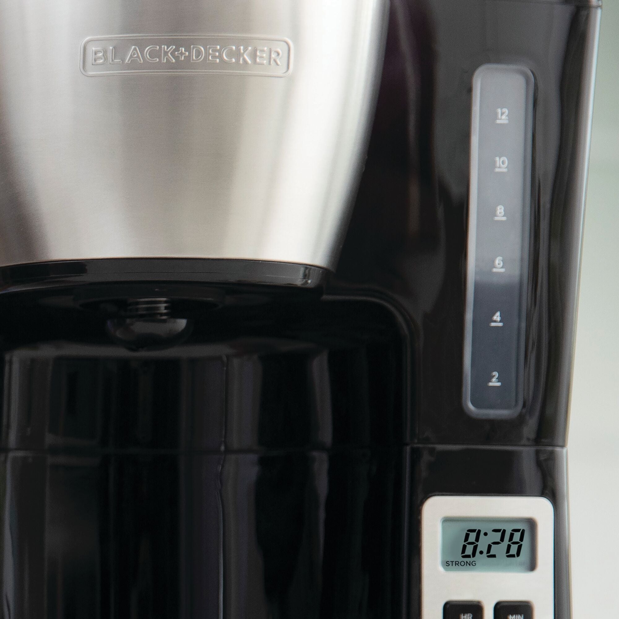 Black + Decker 12 Cup Stainless Coffee Maker with Vortex Technology