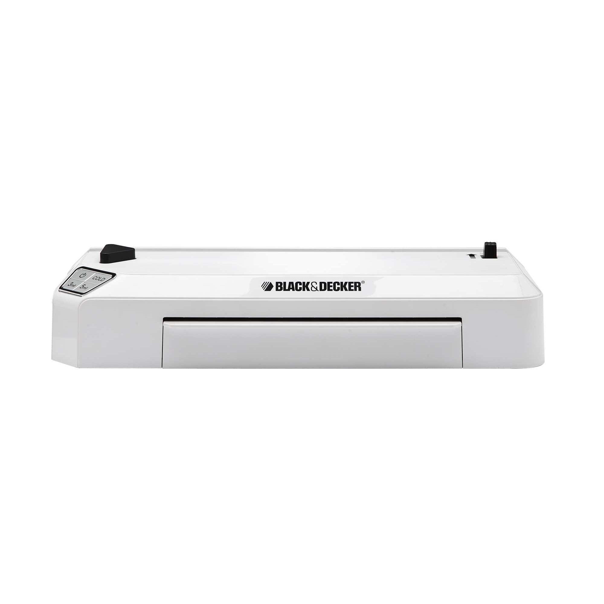 Profile of Flash 9 and 5 tenths inch Thermal Laminator.