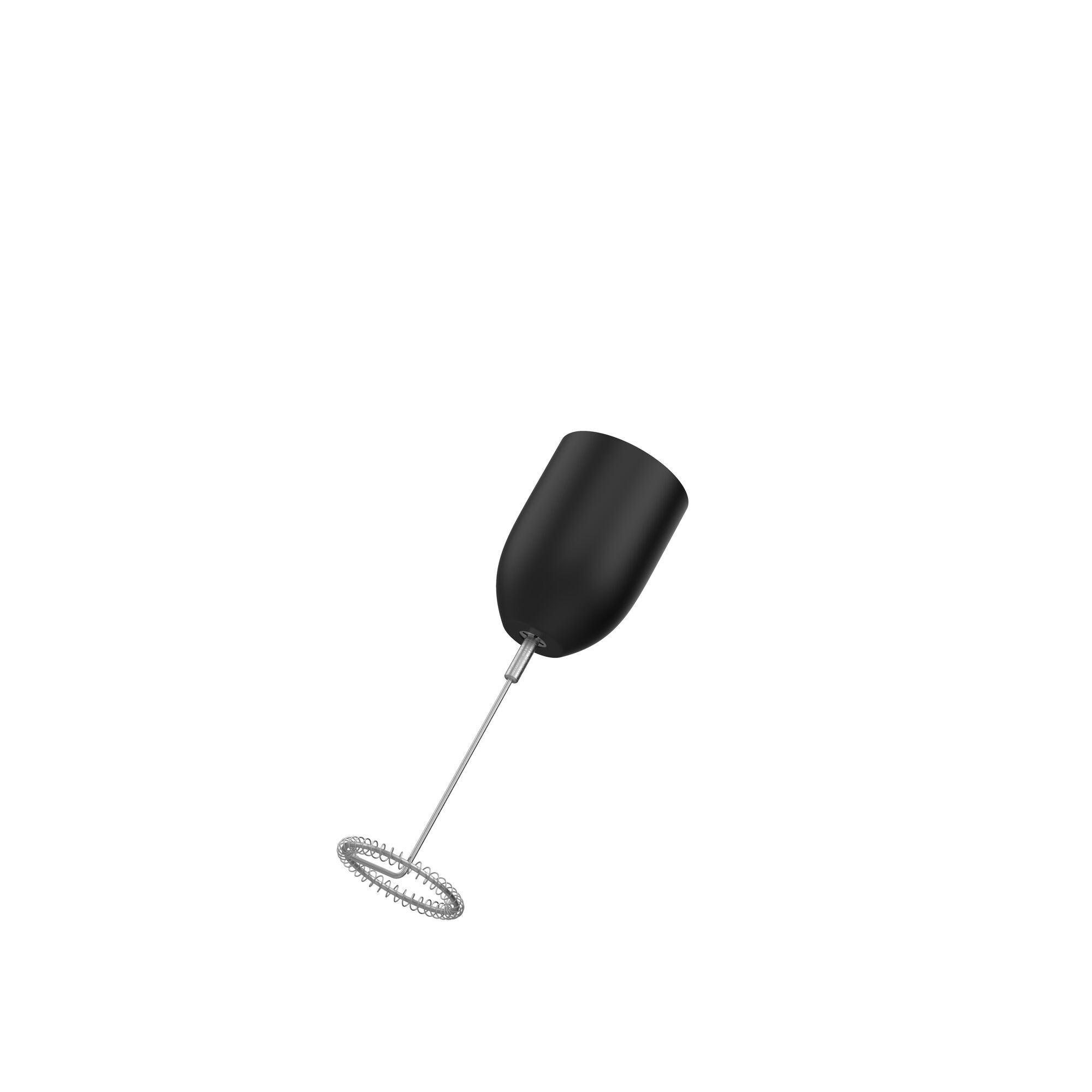 Slanted angle of the milk frother attachment included with the BLACK+DECKER kitchen wand 6 kit