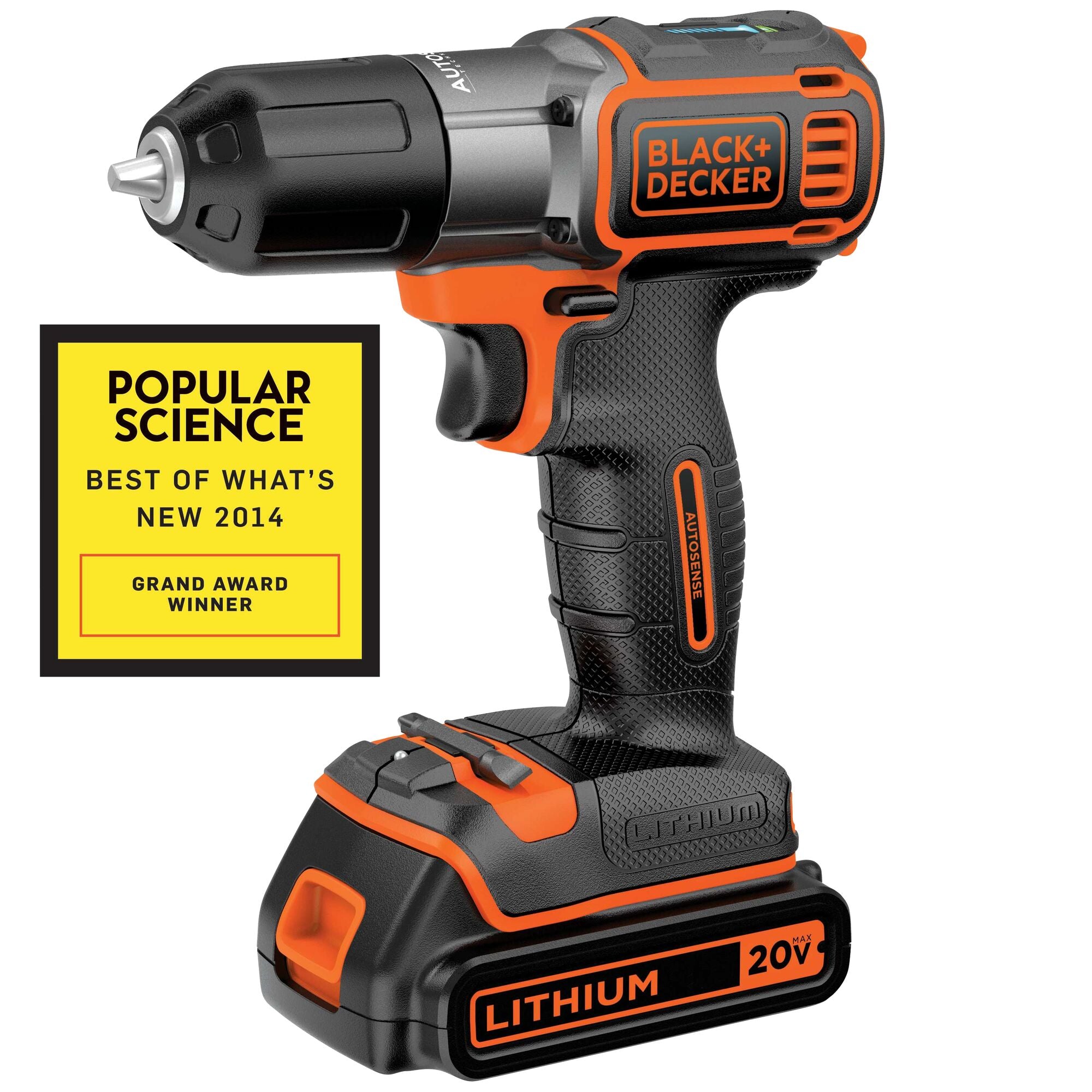 BLACK+DECKER 20V MAX Lithium-Ion Cordless 3/8 in. Drill/Driver