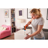 HEX DRIVER Cordless Furniture Assembly Tool or Screwdriver being used by person to drive screws in wooden furniture.