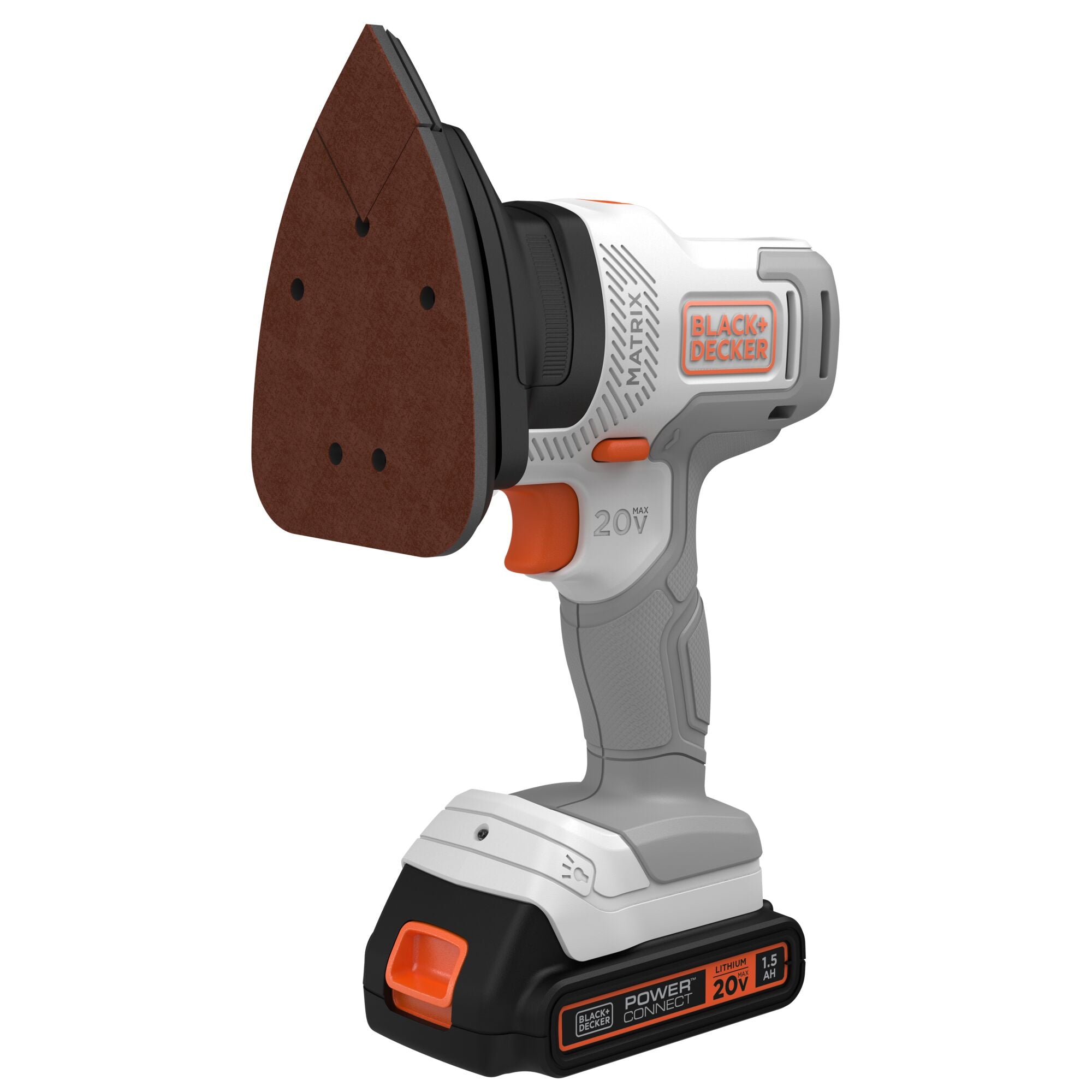 BLACK+DECKER Matrix Sander Attachment with 20V MAX Matrix Cordless  Drill/Driver (BDCMTS & BDCDMT120C)