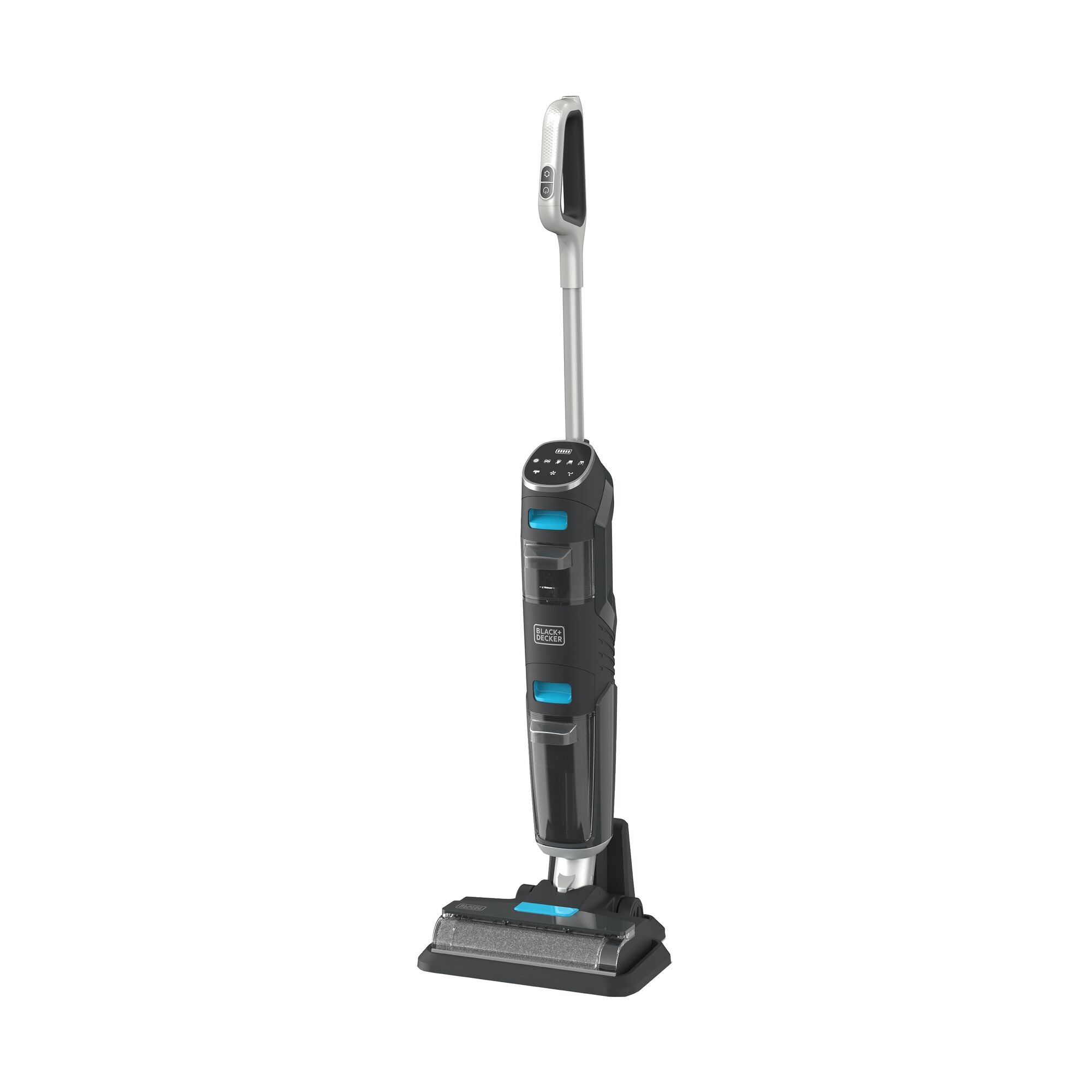 Side view of Black + Decker Vacuum and Wash Duo