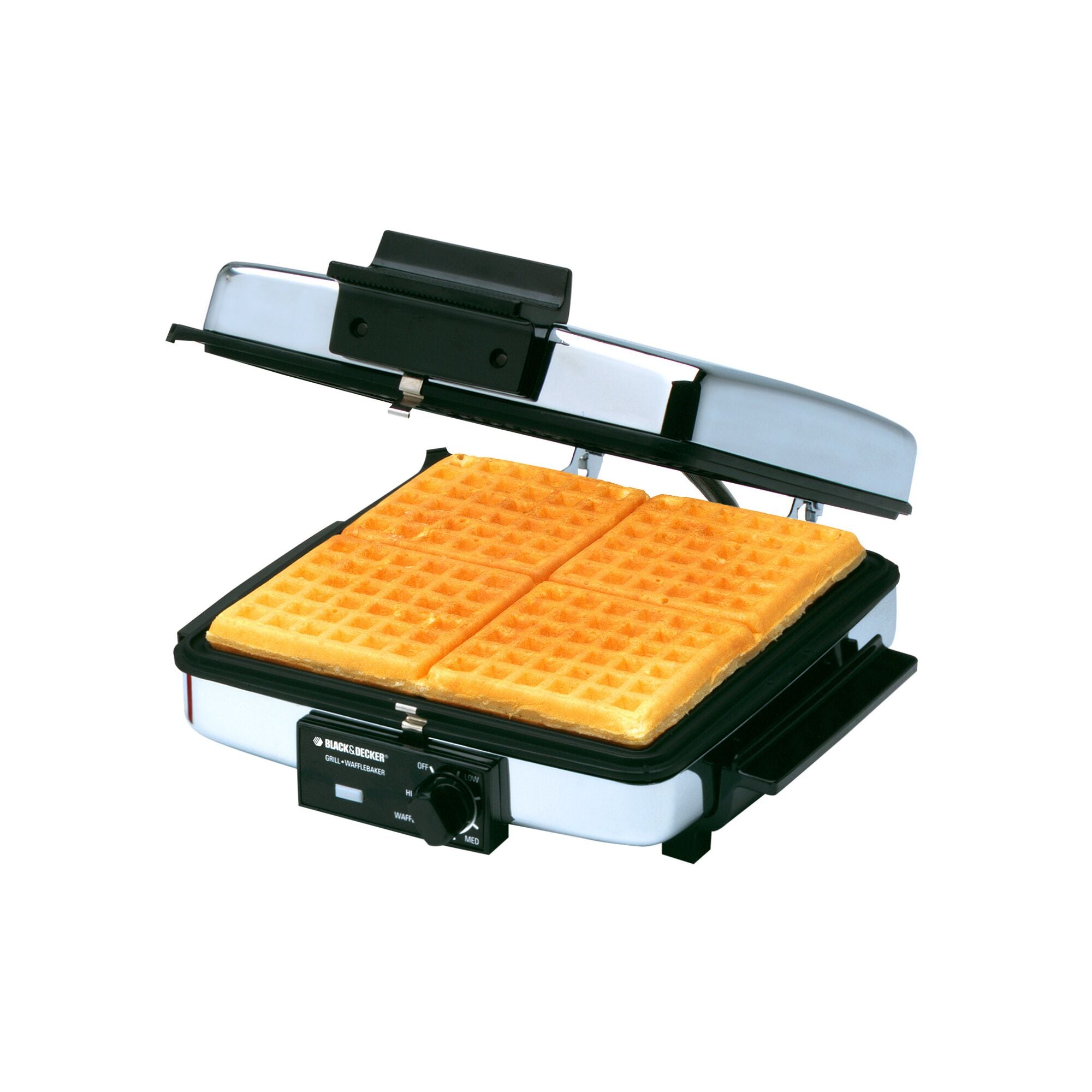 BLACK+DECKER 3-in-1 Morning Meal Station Waffle Maker, Grill, or