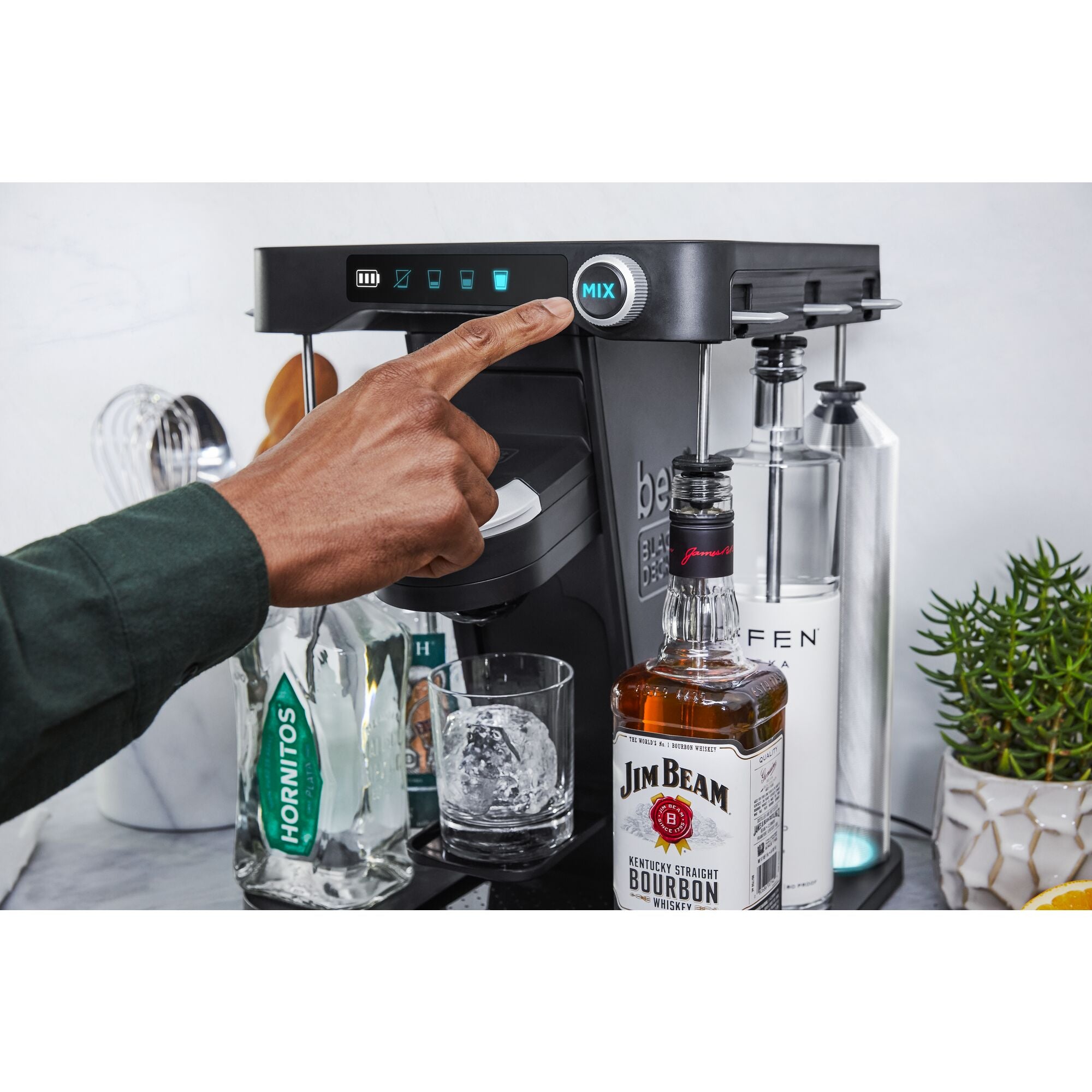 Black+decker Cordless Cocktail Maker Machine Black