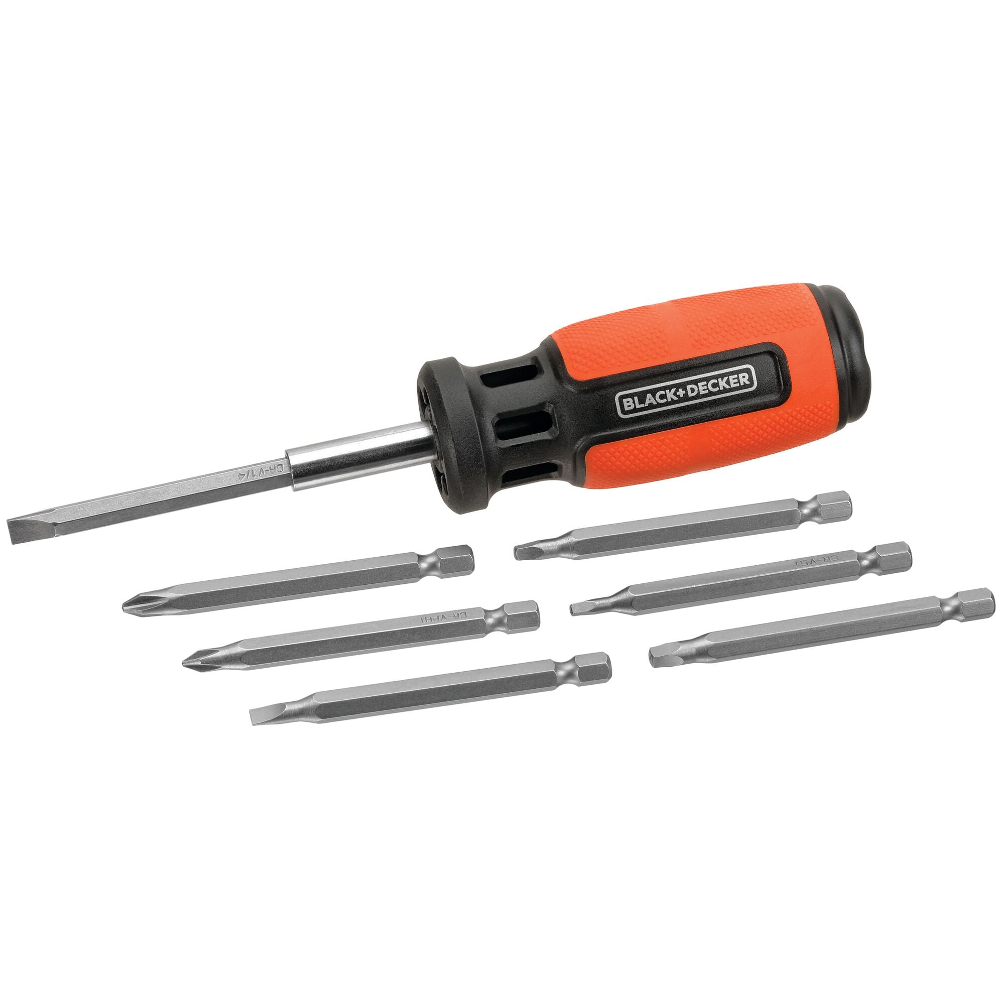 Black+decker Bdht68003 7 Bit Push and Pick Screwdriver