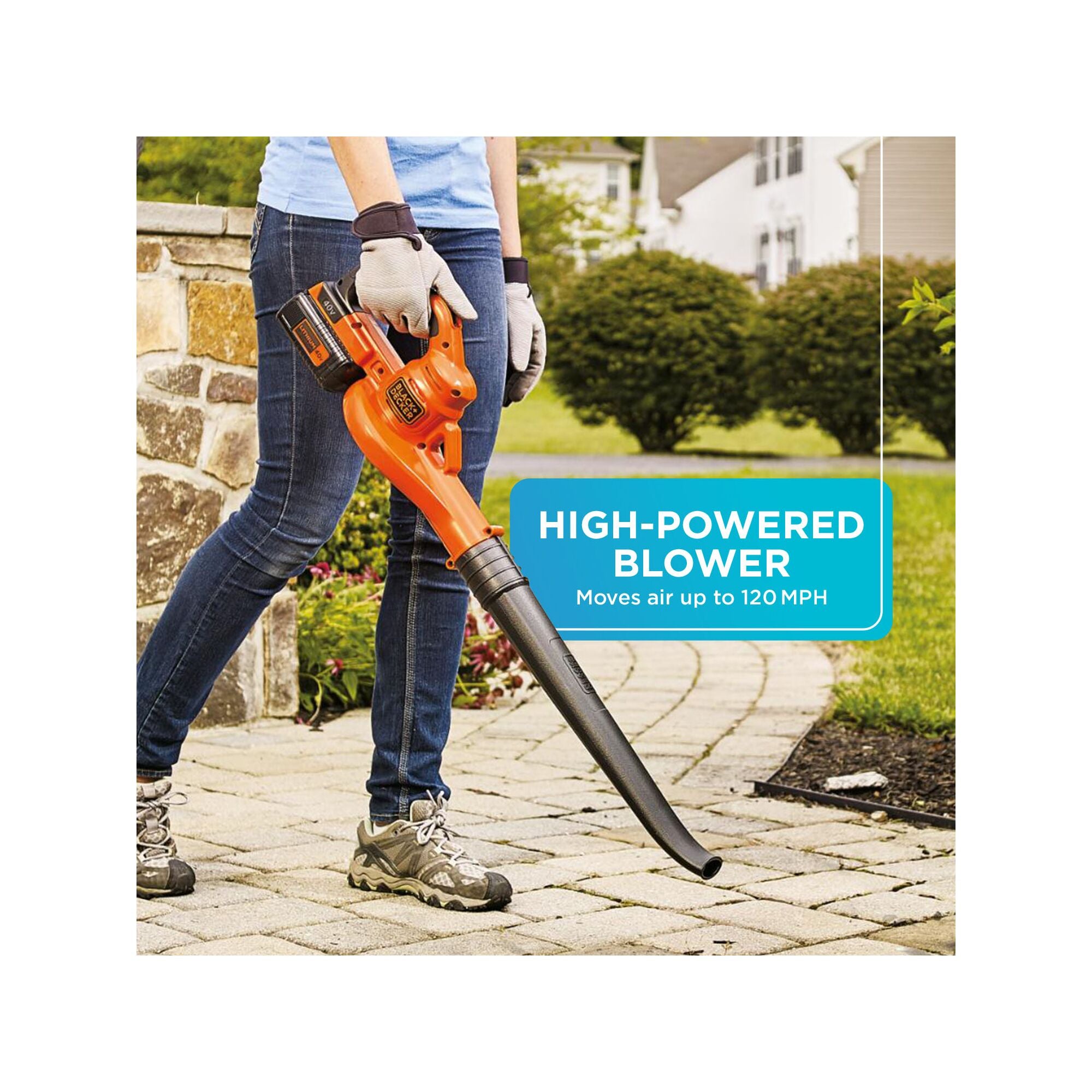 BLACK+DECKER 40-volt Max Cordless Battery String Trimmer and Leaf Blower  Combo Kit (Battery & Charger Included) in the Power Equipment Combo Kits  department at