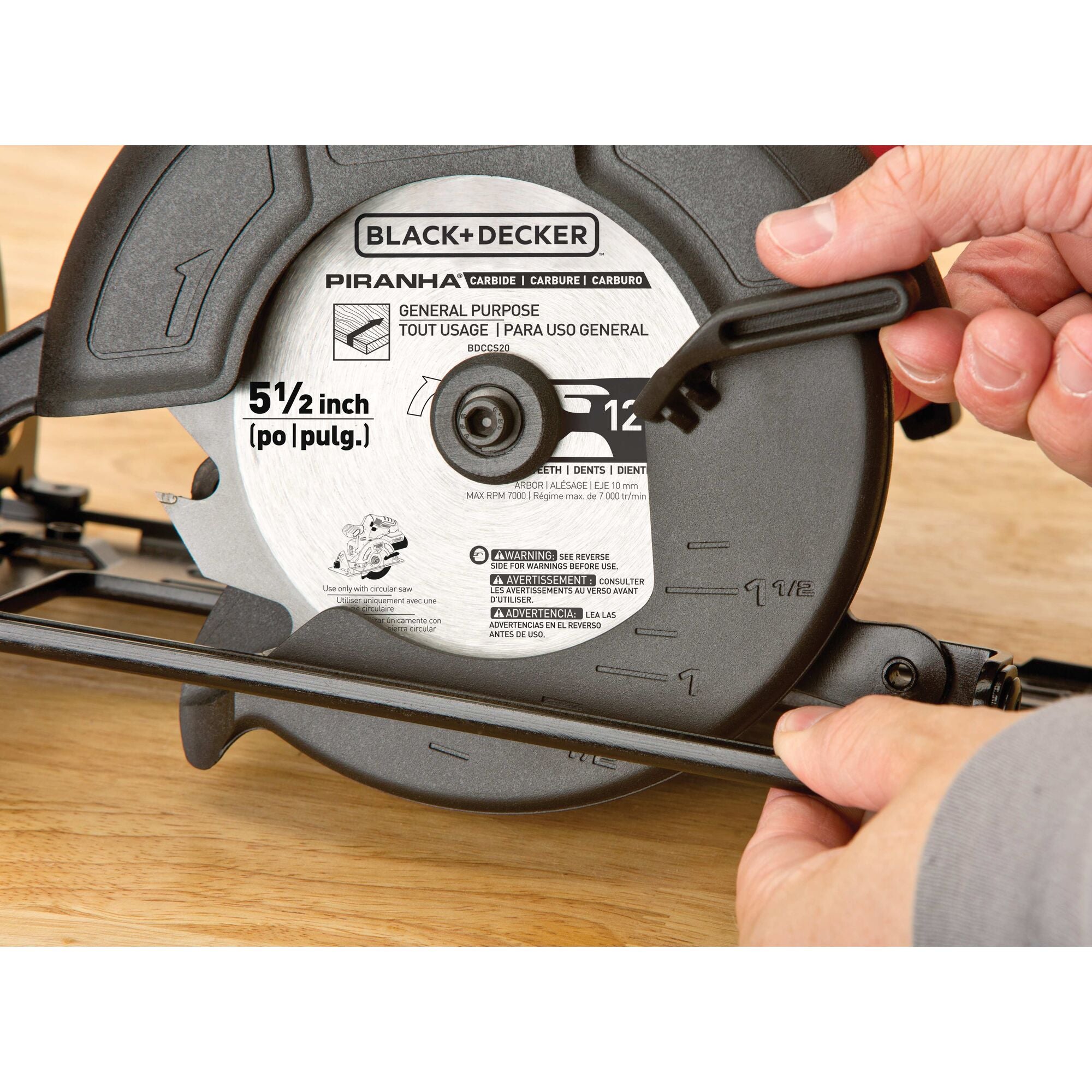 Black+decker BDCCS20B 20-Volt Max Circular Saw Bare Tool, 5-1/2-Inch