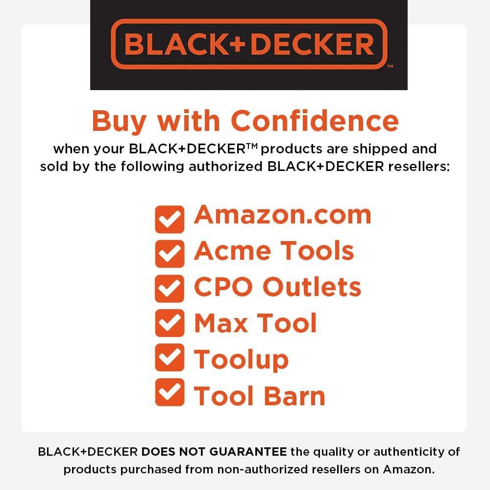 Black+Decker Dragster DS321 Belt Sander, 7 A, 3 x 21 in B