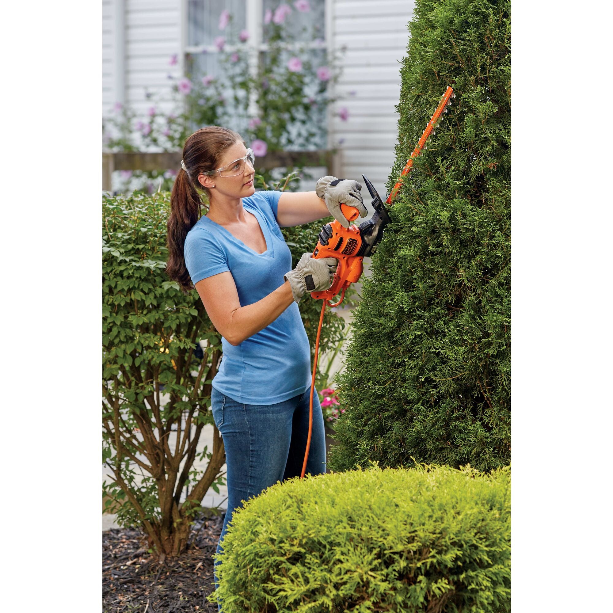 BLACK+DECKER TR116 16 3 Amp Electric Hedge Trimmer 