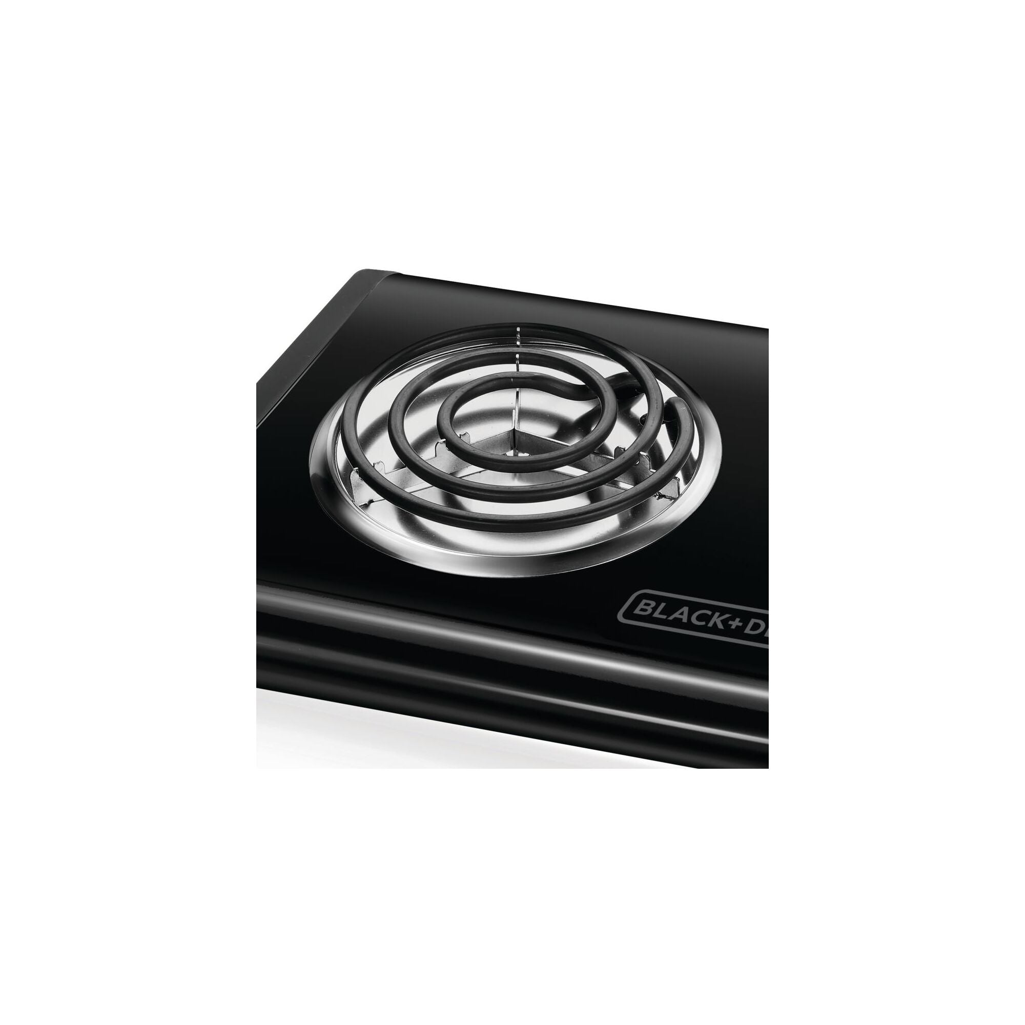 Eurostar Double Burner Electric Cooktop - Black