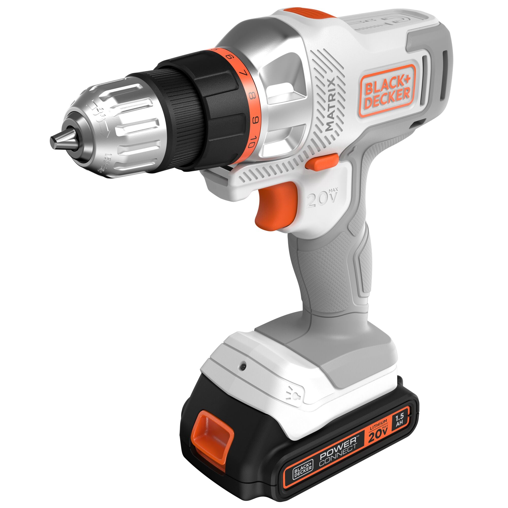 Black & Decker MATRIX(TM) 20V MAX* Lithium Ion Drill/Driver +