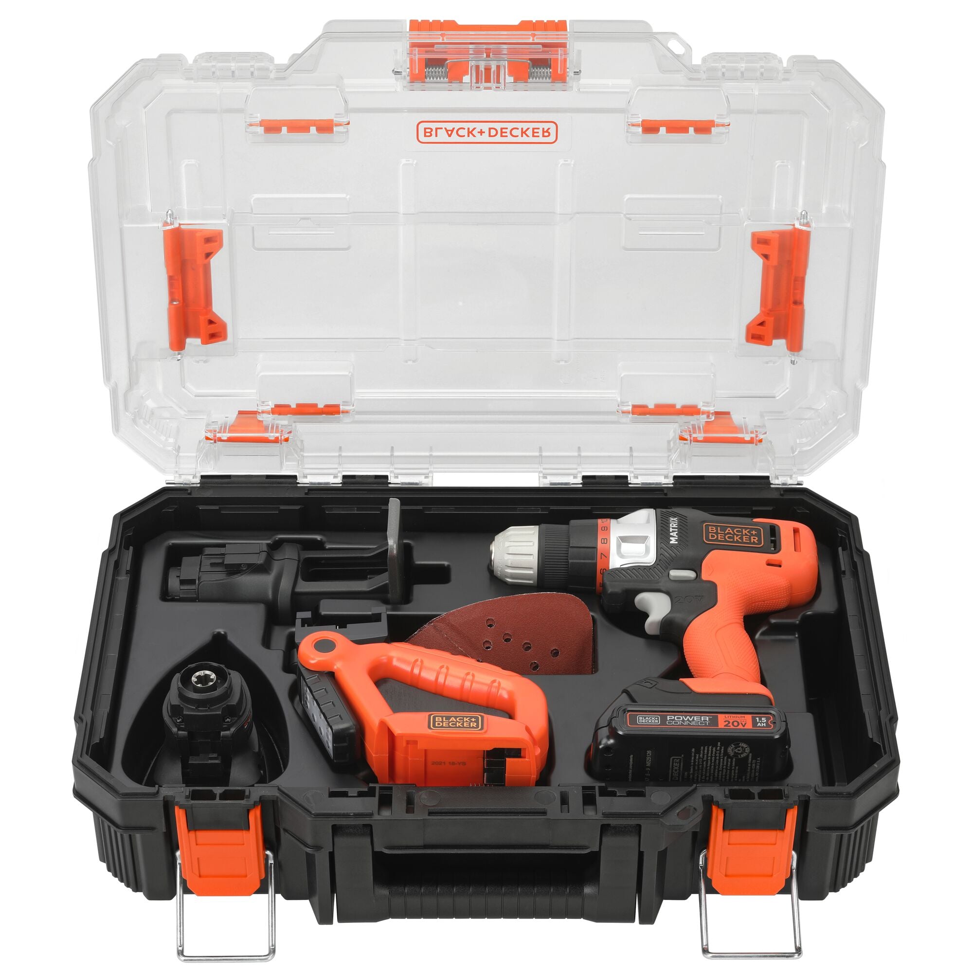 Black+decker Matrix 20V MAX* Cordless 4-Tool Combo Kit with Storage