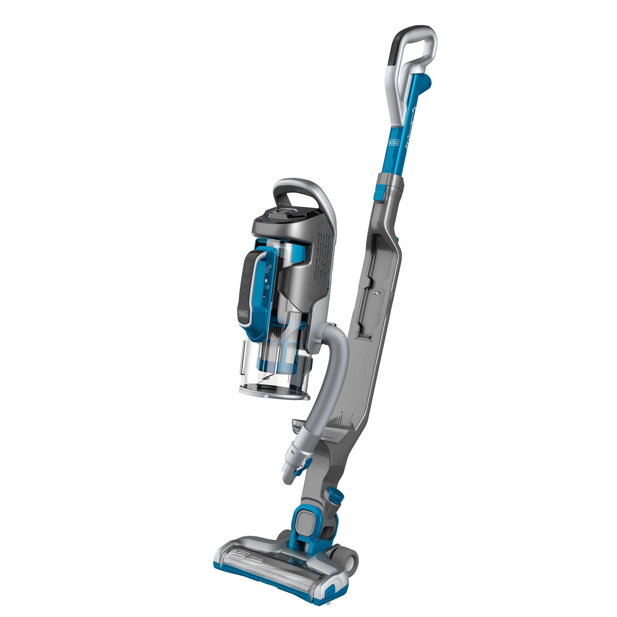 Black+decker PowerSeries Pro Cordless Vacuum, 2 in 1, Blue (HCUA525J)