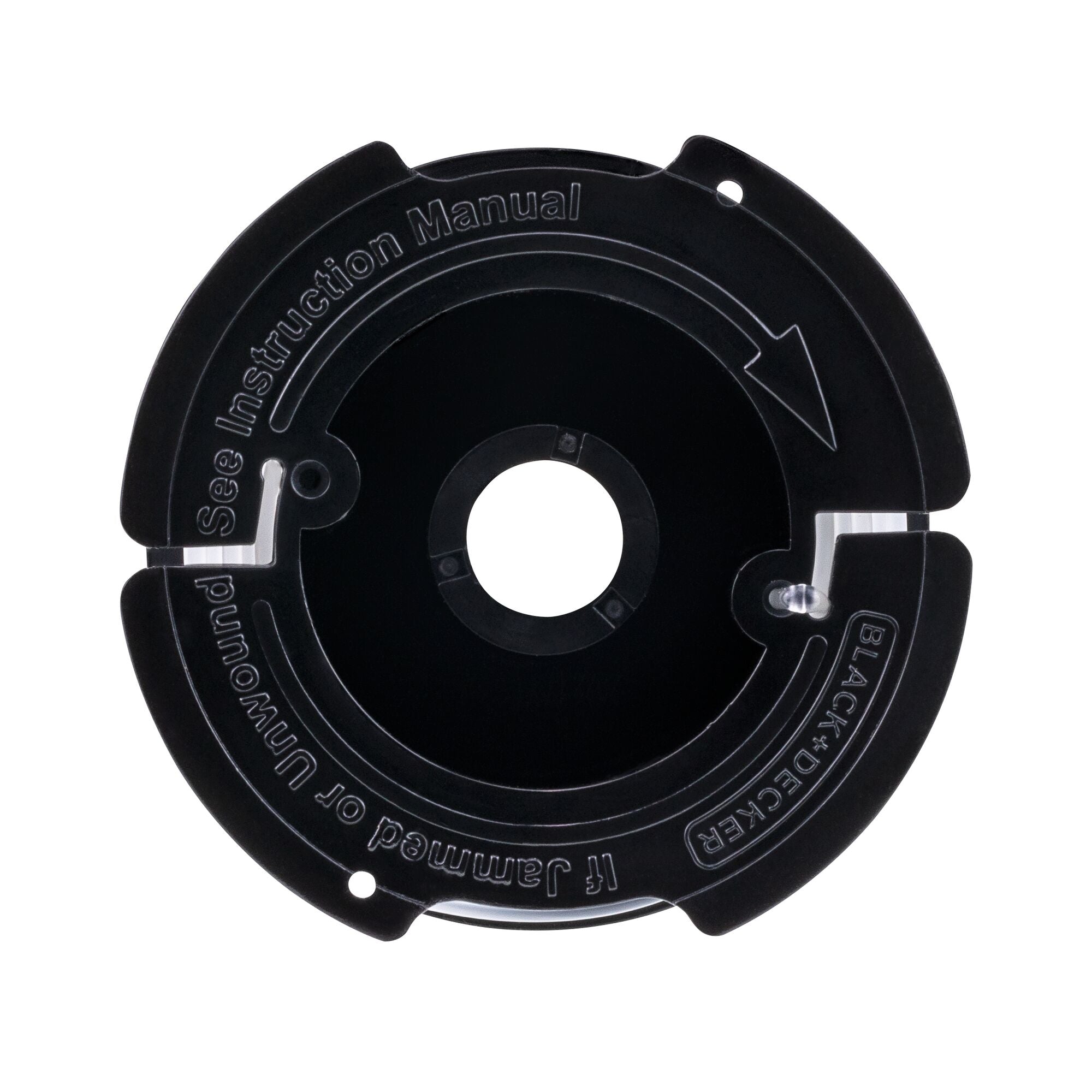 alt side angle of trimmer line spool