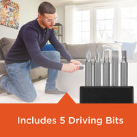 Cordless Screwdriver with AA Batteries & 5 Fastening Bits