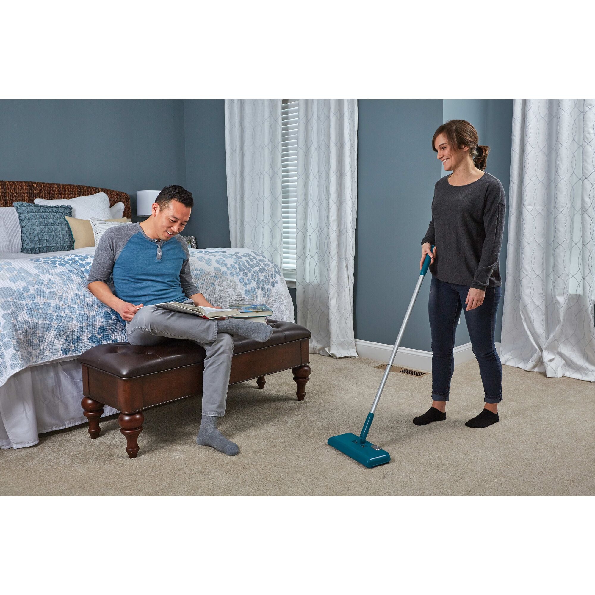 This Black + Decker Floor Sweeper Is on Sale at