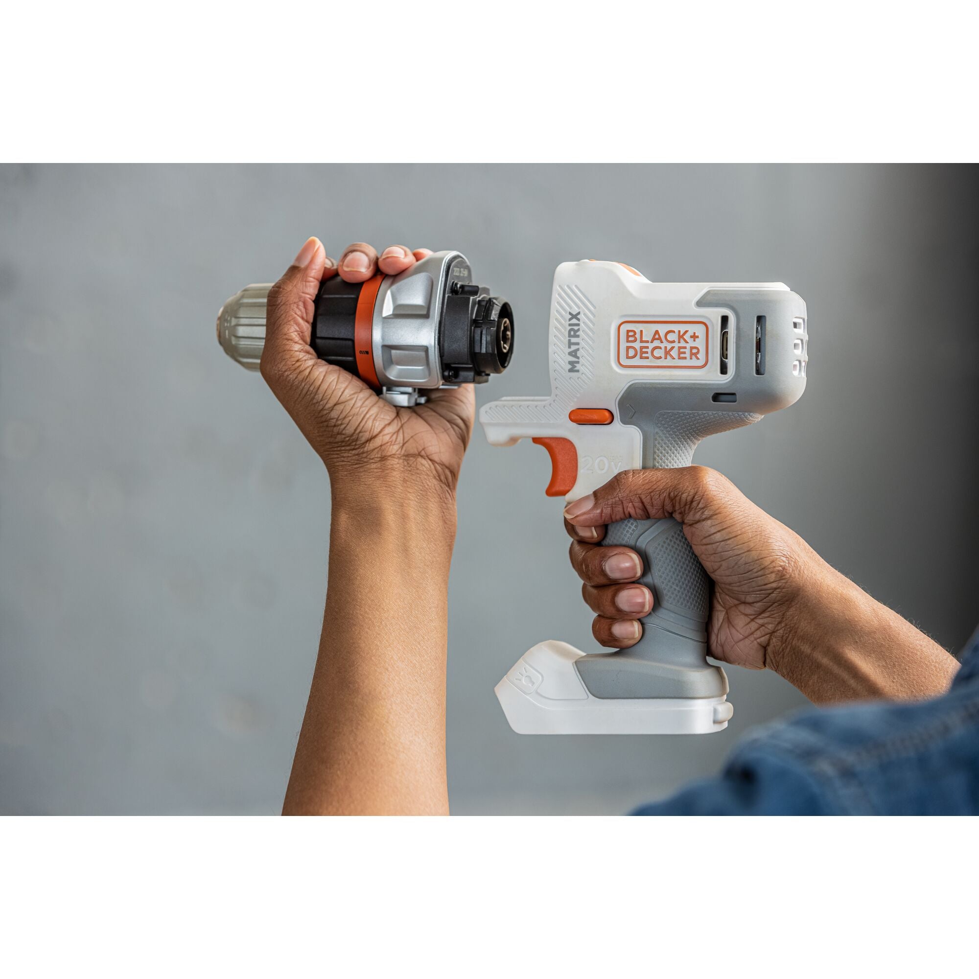 BLACK+DECKER 20V MAX Matrix Cordless Drill/Driver Kit, White