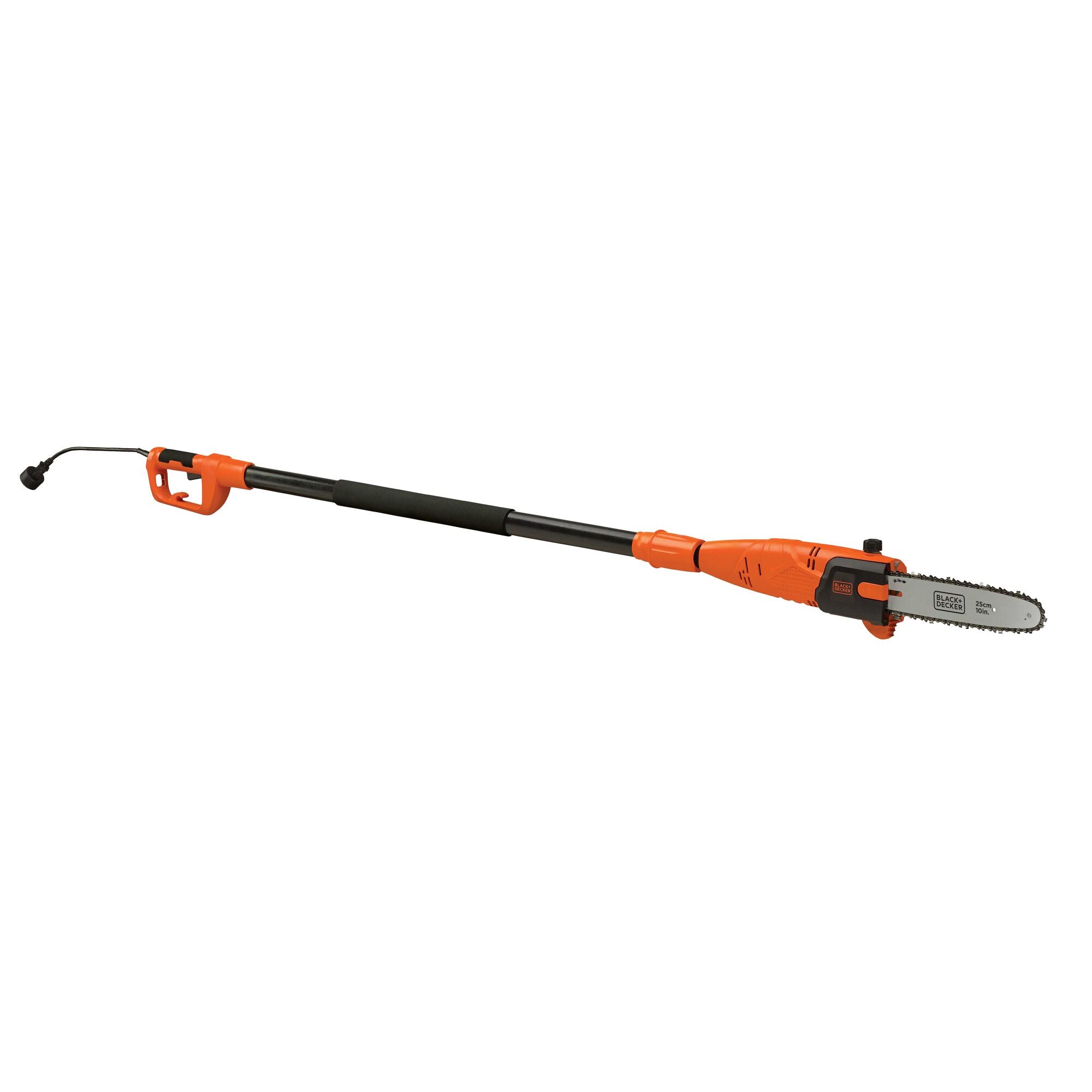 BLACK + DECKER Corded Pole chain saw. Setting up & Review. 