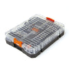 Close up of closed BLACK+DECKER 200 piece screwdriver set