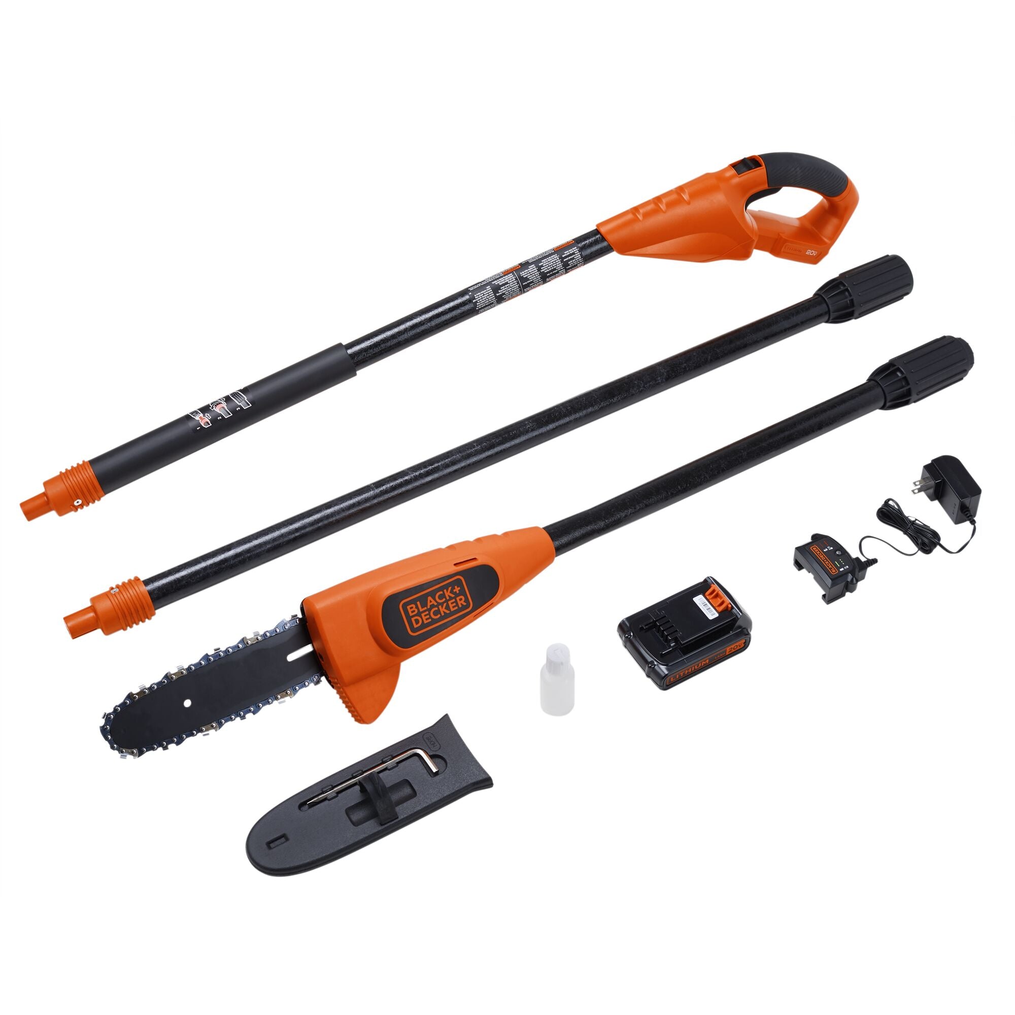 Black & Decker LPP120B 20V Max Cordless Lithium-Ion 8 in. Pole Saw (Bare Tool)