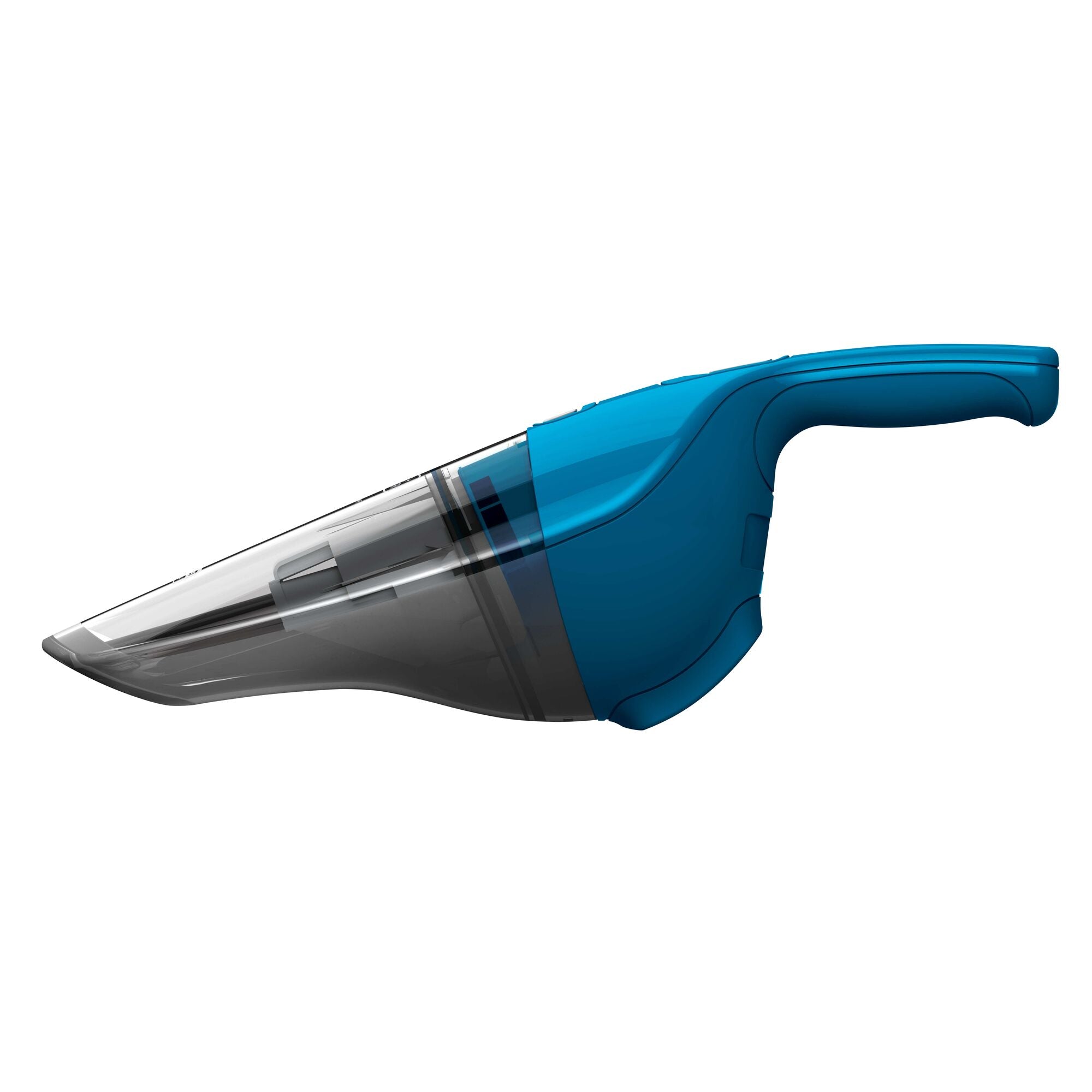 Side profile of dustbuster QuickClean cordless hand vacuum wet dry.