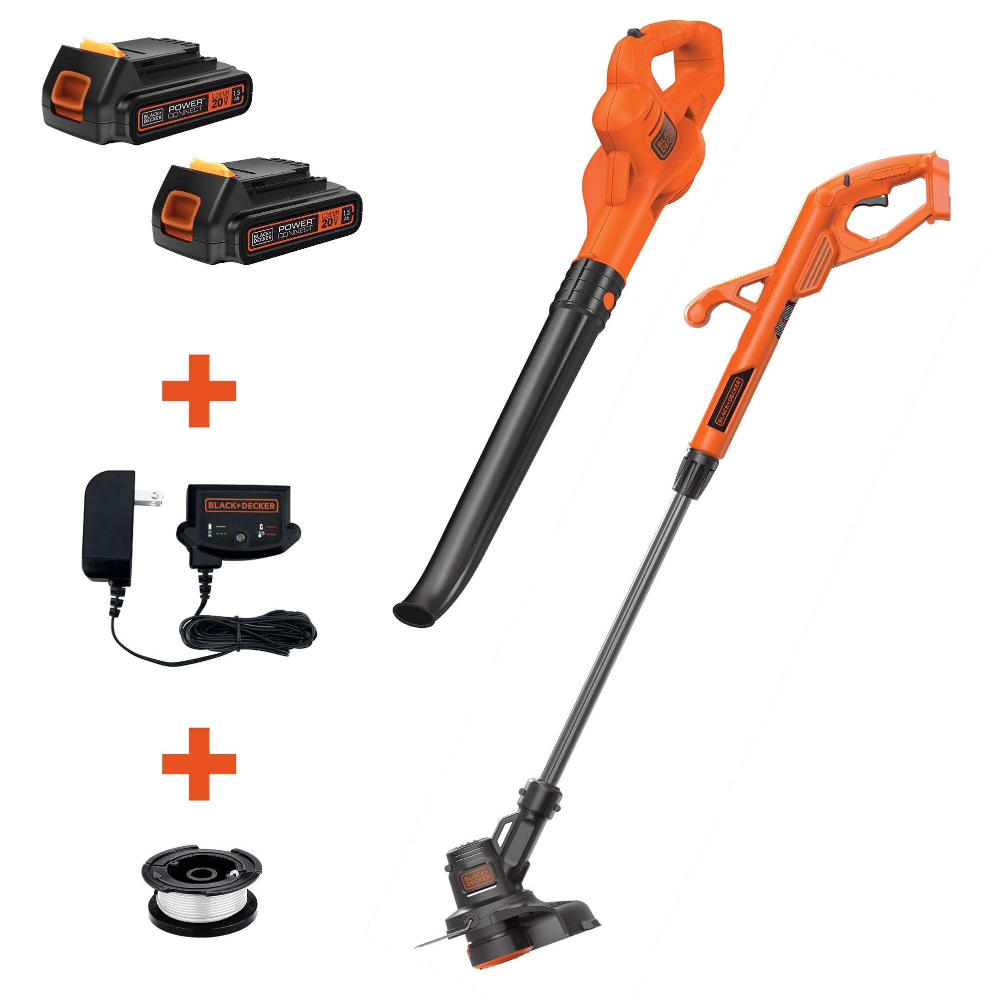 20V Max* Powerconnect 10 In. 2In1 Cordless String Trimmer/Edger + Sweeper  Combo Kit