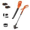 BLACK+DECKER LCC222 20V MAX* POWERCONNECT™ 10 in. 2in1 Cordless String Trimmer/Edger + Sweeper Combo Kit kit image 1
