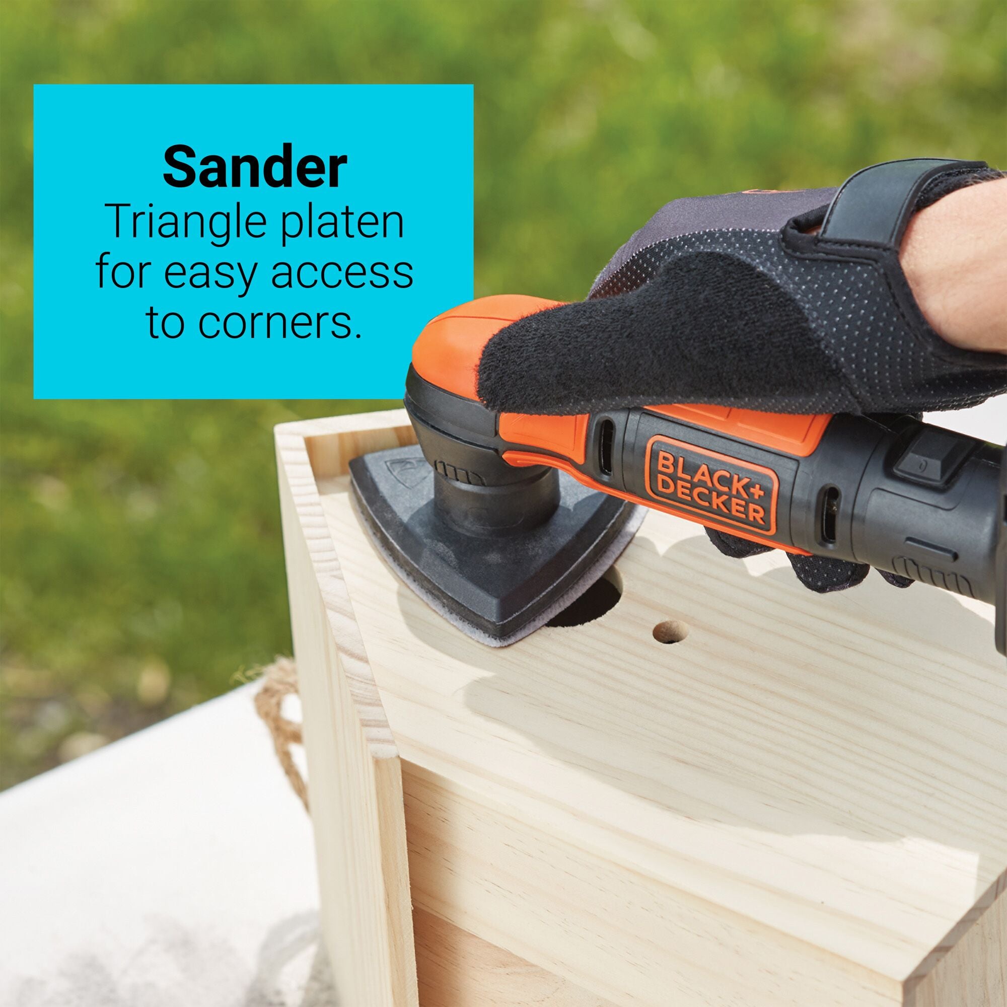 BLACK+DECKER GoPak Cordless Tool Drill Sander Kit - Orange (BDCK503C1) for  sale online