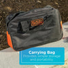 A carrying bag for the  BLACK+DECKER 20V MAX* 68-Piece Drill And Home Tool Kit provides simple storage and portability.