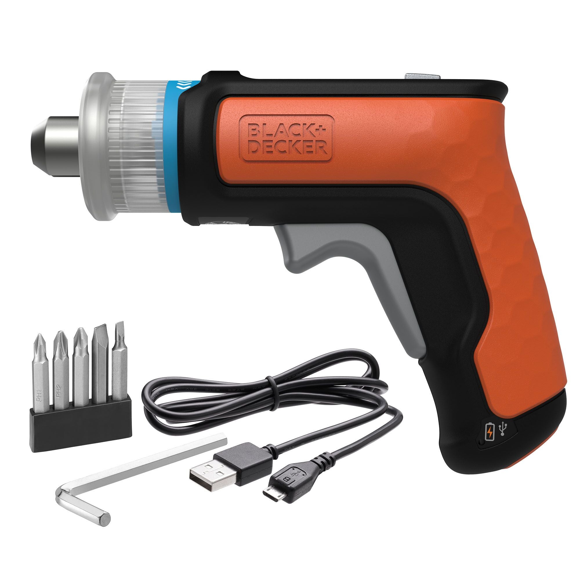  beyond by BLACK+DECKER 4V MAX* Cordless Screwdriver, Fast  Charge, 1-Inch Assorted Bits (BCF611CBAPB) : Everything Else