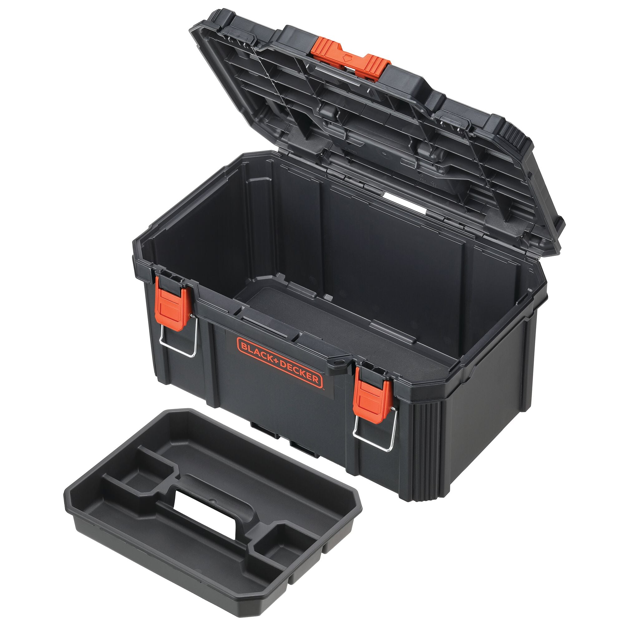 beyond by BLACK+DECKER BLACK+DECKER BDST60500APB Stackable Storage System -  3 Piece Set (Small Toolbox, Deep Toolbox, and Rolling Tote)