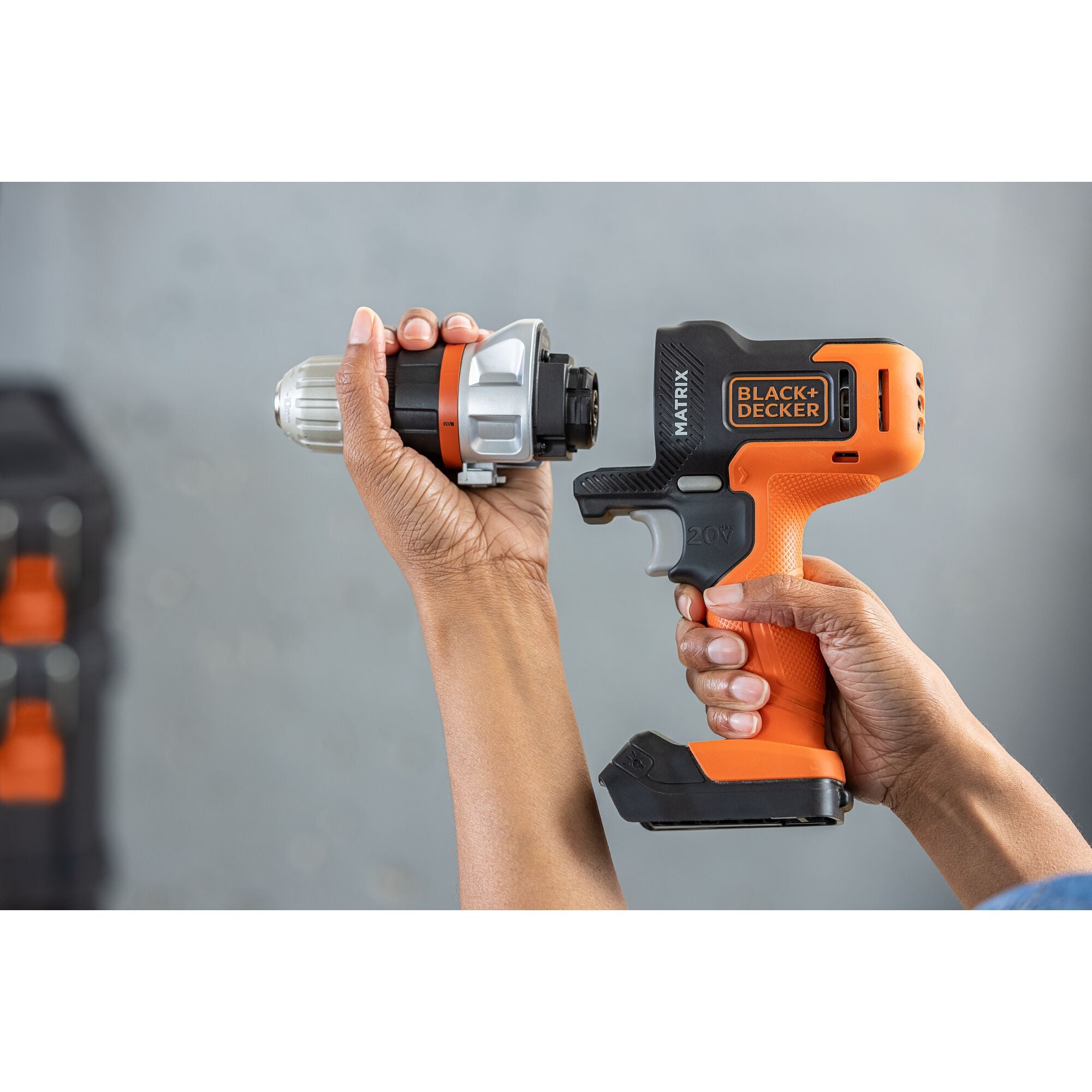 Black+decker Matrix 20V Max Cordless 8-Tool Combo Kit with Storage Case, Power Tool Kit (BDCDMT1208KITC1)