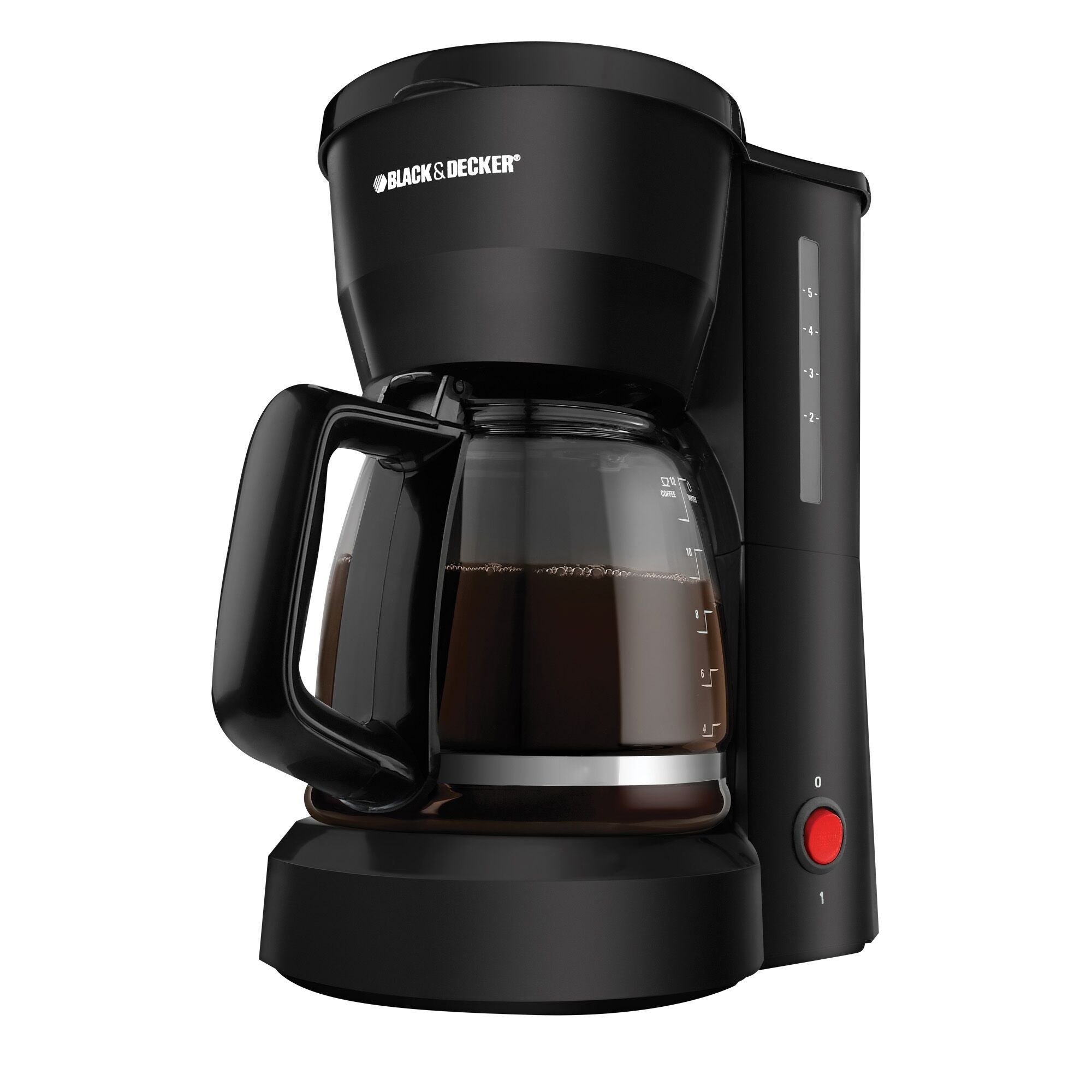 BLACK+DECKER 5-Cup Black Residential Drip Coffee Maker in the Coffee Makers  department at