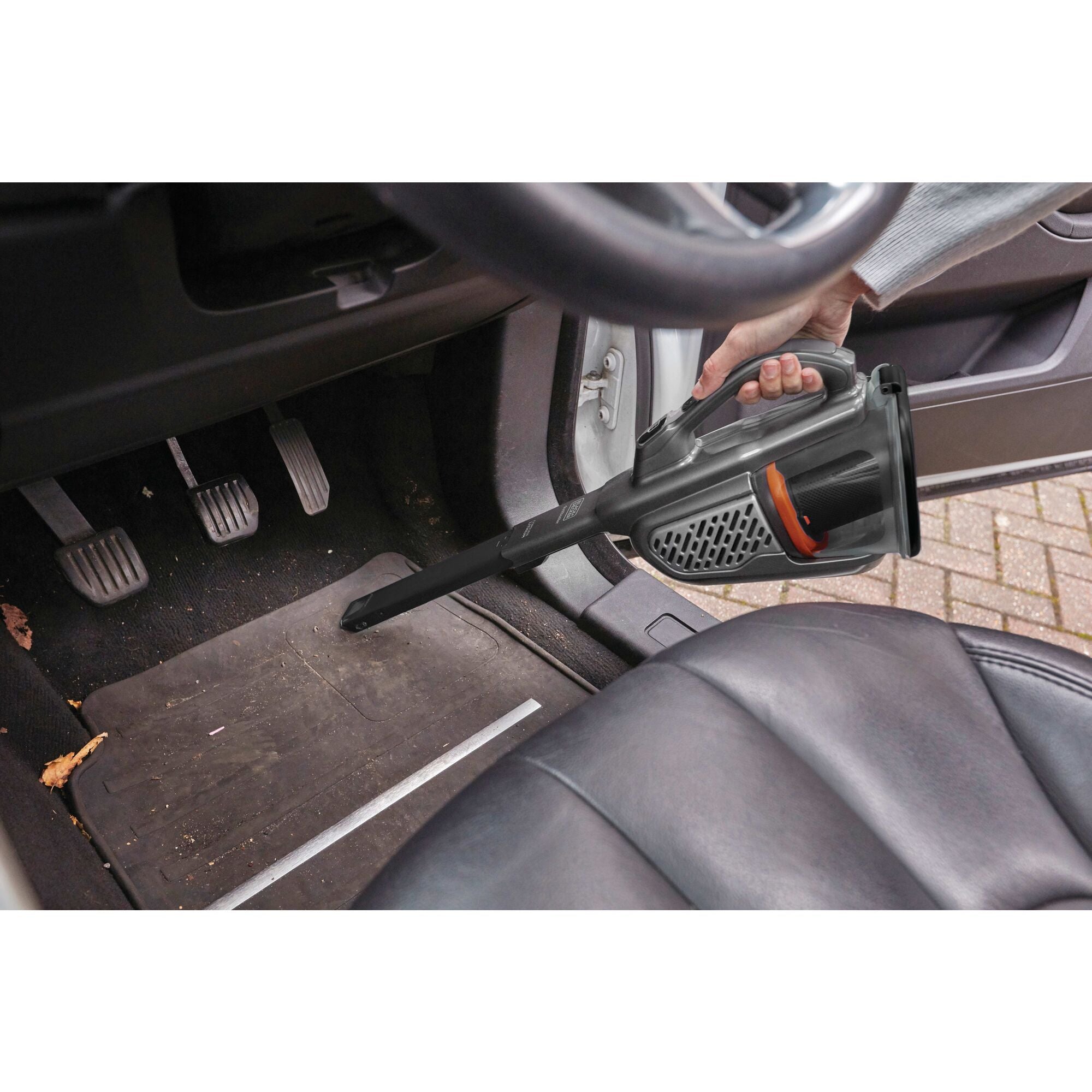 Black & Decker ADV1200-XJ Dustbuster Auto - Aspirabriciole, Miniaspirapolvere  per Auto, 12 V, 610 ml