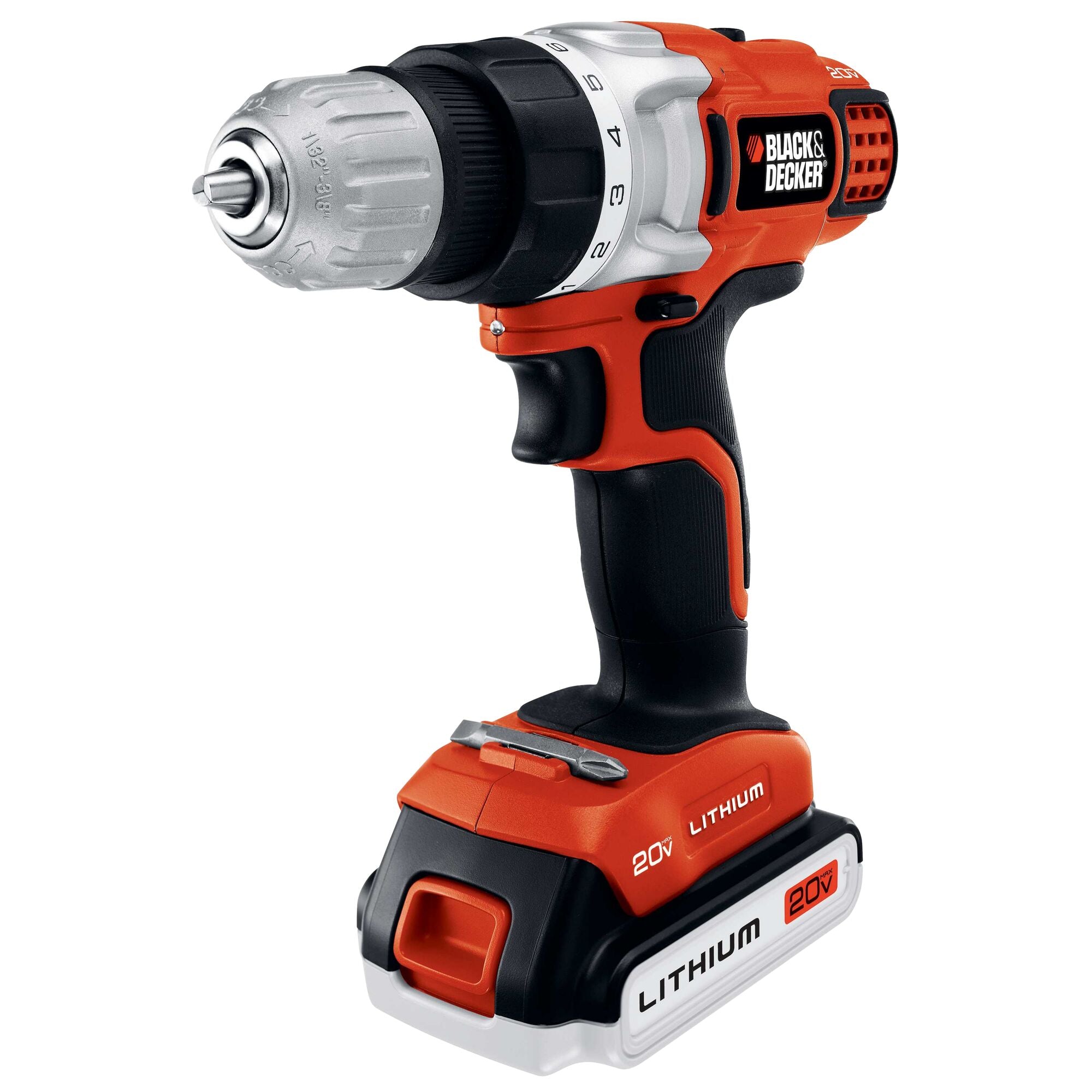 BLACK+DECKER 20-Volt MAX* Lithium-Ion Cordless Drill with Storage