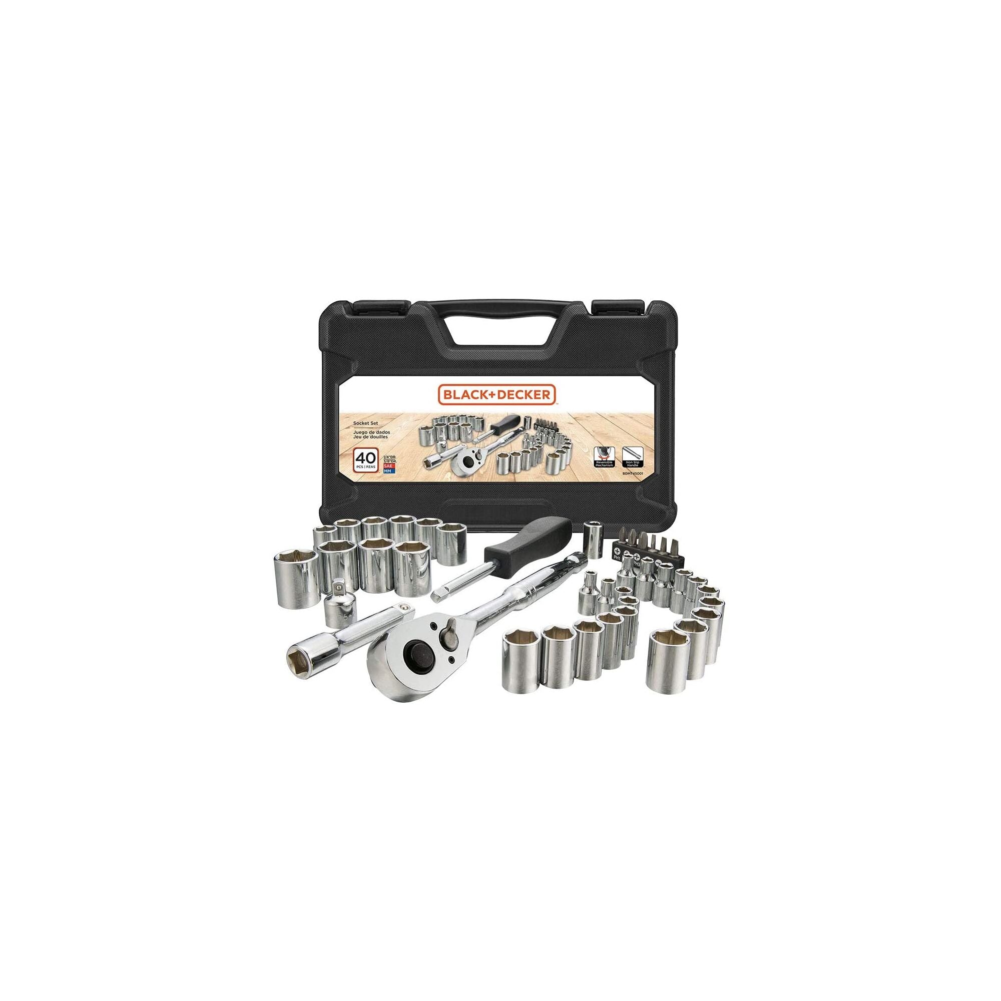 Socket Set, 40-Piece