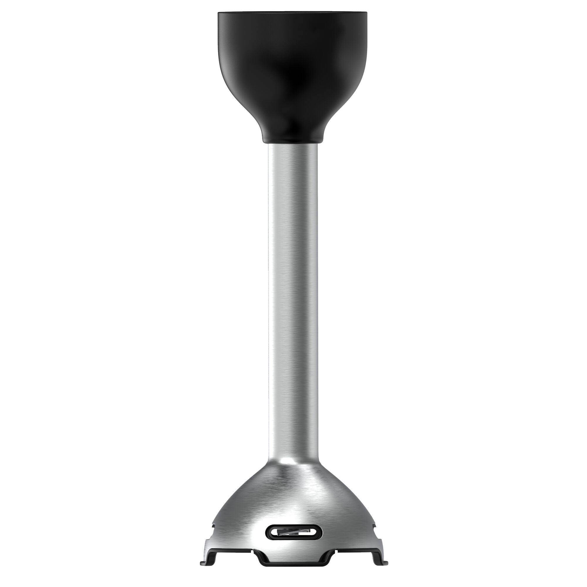 Front facing view of the BLACK+DECKER kitchen wand immersion blender attachment with guard